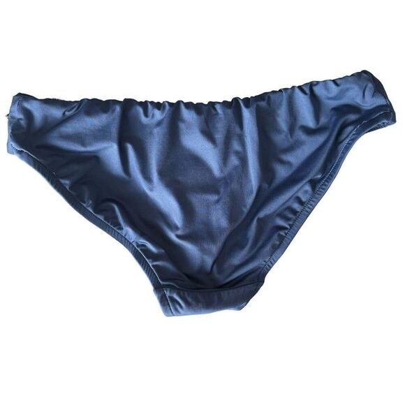 Badgley Mishka Blue Beaded Swim Bottoms - Picture 3 of 6